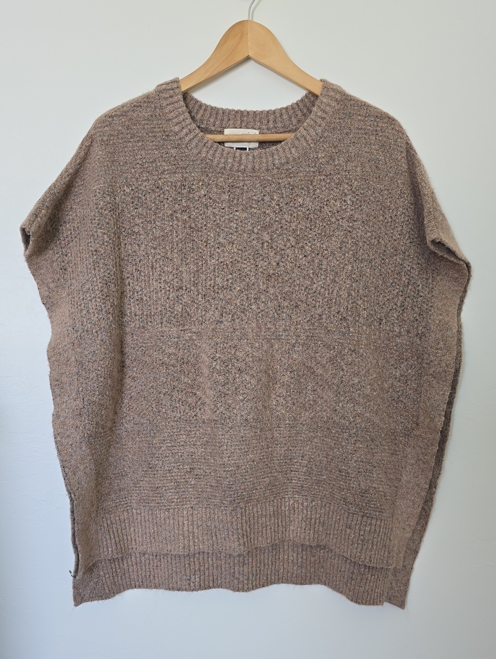 Universal Thread Poncho- Taupe